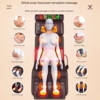 Nouveau design, coussin de massage robotique coréen, rouleau pour les jambes avec compresse chaude, tapis de massage électrique pliable à pression d'air