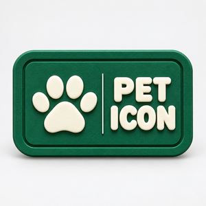 Custom 3D Soft Silicone Rubber Embossed Patch Custom Logo Pvc Patch Hook And Loop For Garment - Product Image 3