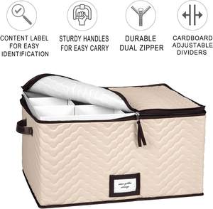 Classica Scatola Pieghevole a 12 Scomparti per Calici da Vino, Personalizzabile, Quadrata, Ecologica, in Poliestere e Cartone, 20-35L - Product Image 3