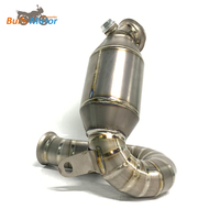 Pipa Katalis Knalpot Titanium Alloy Power Bomb dengan Sensor O2 untuk KTM 790 890 ADV DUKE