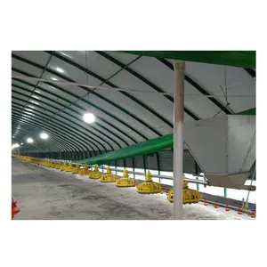 Commercial breeding house large-span steel structure greenhouses for chicken poultry farming