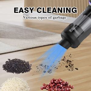 مكنسة كهربائية لاسلكية قوية قابلة لإعادة الشحن محمولة للسيارة بدون فرشاة للاستخدام المنزلي - Product Image 3