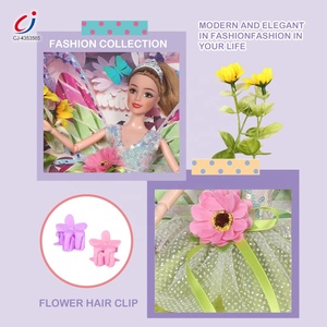 Poupée articulée Chengji de 11,5 pouces, poupée princesse en plastique mignonne, belle fille, jeu de simulation, mode enfant, danseuse elfe <span class=keywords><strong>Emily</strong></span> - Product Image 4