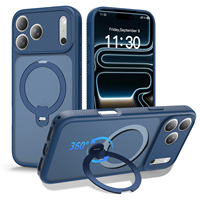 Coque de téléphone antichoc magnétique avec protection d'appareil photo et support intégré, très populaire, pour iPhone 17 16 15 11 12 13 14 Pro Max