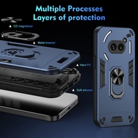 Vente en gros coque de téléphone rigide antichoc en TPU souple avec anneau étui de support pour béquille pour rien téléphone 2A 16 Pro Max 16 Plus