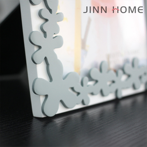 Decorazione a farfalla rosa 5x7 <span class=keywords><strong>cornice</strong></span> in legno con cavalletto e gancio per tavolo e parete regalo per bambina - Product Image 4