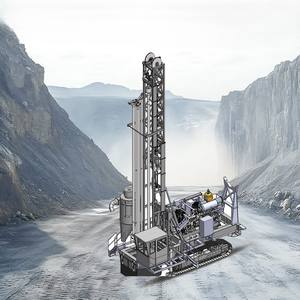 Machine de forage hydraulique de type chenillé à entraînement supérieur pour trous de dynamitage, profondeur de forage économique 53,3 m - Product Image 3