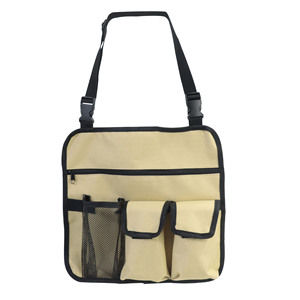 <b>Tool</b> Messenger <b>Bag</b> Multipurpose Shoulder <b>Bag</b> With Mesh Pockets For <b>Tool</b> Storage And Organization Khaki Color - Product Image 1