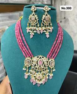 Parure de bijoux de luxe en zircon et pierres, collier et boucles d'oreilles, pour femme, idéale pour mariages, anniversaires et soirées, export. - Product Image 4