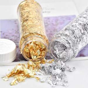 Paillettes d'or en vrac très demandées pour la pâtisserie, la <span class=keywords><strong>mousse</strong></span>, la crème glacée, les desserts, les garnitures et la décoration de gâteaux - Product Image 2