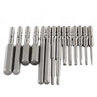Haute qualité 4mm tige ronde 50mm longueur H5 H6 embouts de tournevis à tête hexagonale pour réparation électrique usage professionnel