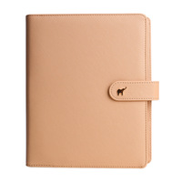 Carnet de notes minimaliste B5 pour réunions de bureau, carnet à feuilles mobiles détachables, carnet d'étudiant avec logo personnalisable