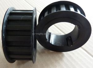 Mighty Brand ISO9001:2015 Certified Chinese Factory's OEM Industries-Taper Polychain GT 8M-12 Z25 Aluminum/Steel 10mm Pulleys - Product Image 5