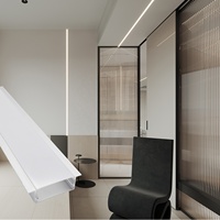 Vente en gros de panneaux de diffusion de lumière anodisés série 5020A 6000, 65*20MM, profilés en alliage d'aluminium, couleur personnalisée, guirlande lumineuse LED