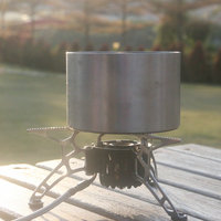 Réchaud de camping et de randonnée multi-combustibles SRDWOS, portable, léger et compact, réchaud au kérosène avec bouteille de carburant de 500 ml