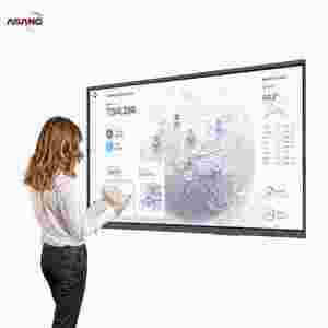 Panel interactivo <span class=keywords><strong>Pizarron</strong></span> Infantil de 65 pulgadas, tablero de enseñanza ODM, todo en una pantalla táctil, pizarra interactiva - Product Image 4