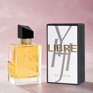 Parfum en spray Liberte au design moderne et luxueux, parfum floral longue durée, feuille d'or, eau de parfum liquide pour femmes - Product Image 1