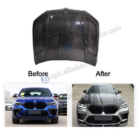 Capot moteur en fibre de carbone style LD personnalisé pour BMW X5 X6 G05 G06 X5M X6M 2021 2022 – Kit carrosserie amélioré en carbone