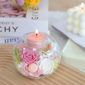 Nuovo Stile 2026: Portacandele Creativo con Rosa Eterna Vera Conservata, Decorazione Romantica per <span class=keywords><strong>la</strong></span> Casa, Idea Regalo per <span class=keywords><strong>la</strong></span> <span class=keywords><strong>Festa</strong></span> <span class=keywords><strong>della</strong></span> <span class=keywords><strong>Mamma</strong></span> - Product Image 4