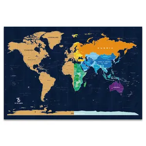 Créatif gratter la carte du monde pour des cadeaux réfléchis - Alibaba.com