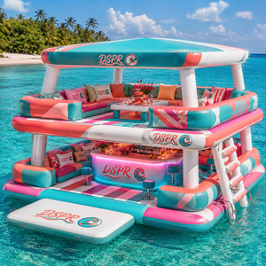 Quai aquatique spacieux qui crée un espace de plaisir pour toute la famille, sûr et fiable pour une utilisation en extérieur. - Product Image 4
