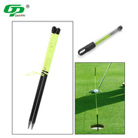 Gaopin Meilleures Ventes Aides d'entraînement de golf Indicateur de direction pour entraînement de swing Bâtons d'alignement en plastique Tube solide de 10 mm Corde de 12 pieds