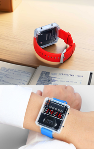 Kit <span class=keywords><strong>de</strong></span> <span class=keywords><strong>montre</strong></span> électronique LED DIY avec horloge à tube numérique à puce unique Accessoires créatifs transparents pour l'éducation et les cartes <span class=keywords><strong>de</strong></span> fabrication - Product Image 6