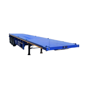 Cimc 45 chân 12m-40M 13m-17M 60 tấn trục thấp 30 ft phẳng bán Trailer 2 trục 30 ft giường phẳng Trailer 3 trục bán Trailer - Product Image 1