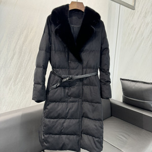 Women Long Quilted Down Coat Hooded Winter Puffer Jacket Thick Warm Outdoor Cold Weather Parka - Product Image 5