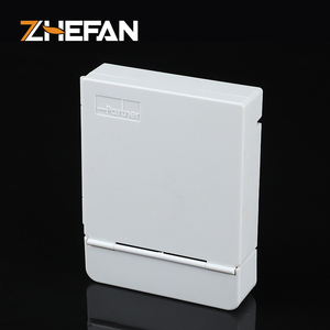 ZHEFAN FTTH Boîtier <span class=keywords><strong>de</strong></span> raccordement optique mural 2 fibres <span class=keywords><strong>SFR</strong></span> 1FO 2FO PTO, boîte <span class=keywords><strong>de</strong></span> connexion optique à 2 ports type rosette - Product Image 5