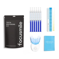 Kit de blanqueamiento dental barato al por mayor sin marca, uso en casa/salón, 10 Uds. Kit de recambio de Gel blanqueador de dientes con bandejas y Luz