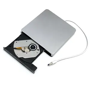 Lecteur optique de lecteur de DVD ROM externe USB 3.0 à double prise pour ordinateur portable pour ordinateur de bureau