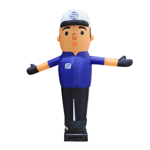 야외 광고 맞춤형 모델 풍선 손 흔드는 만화 캐릭터 에어 댄스 스타 환영 행사용 - Product Image 6