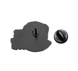 Prix de gros d'usine, pas de MOQ, épinglette en émail personnalisée avec inscription, collection Mrs <span class=keywords><strong>Doubtfire</strong></span>, pour sac - Product Image 4