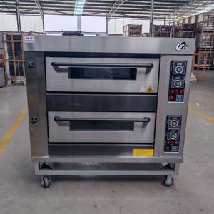 فرن غاز تجاري للمخابز بطبقتين و4 صواني، معدات مخبز، فرن خبز وكيك - Product Image 3