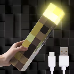 โคมไฟกลางคืน LED รูปหินสีน้ำตาลใช้เสียบ USB ชาร์จไฟได้สำหรับตกแต่งห้องนอนโคมไฟของขวัญสำหรับเด็กโคมไฟข้างเตียง - Product Image 2