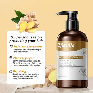 Private Label <strong>Wholesale</strong> Anti Hair Loss Organic Plant Extract Ginger Hair Shampoo and Conditioner Set for Hair - Product Image 2