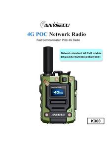 Anysecu G6 C500 K300ขนาดเล็กที่มีประสิทธิภาพ5G ซิมการ์ด poc วิทยุกลางแจ้งแบตเตอรี่ความจุสูง L776 - Product Image 4