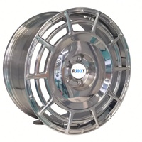 Jantes concaves Flrocky 17-22 en alliage d'aluminium chromé 5x114.3, jantes concaves 35 mm, construction de roue forgée, état neuf