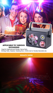 ไฟดิสโก้ LED สำหรับงานปาร์ตี้ พร้อมรีโมทควบคุมเสียง เหมาะสำหรับงานแต่งงาน งานเต้นรำ วันหยุด และงานวันเกิด - Product Image 4