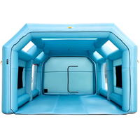 Cabine de pulvérisation gonflable pour voiture peinture imperméable sur mesure durable cabine de peinture gonflable pour garage tente de couverture de voiture avec filtre à air