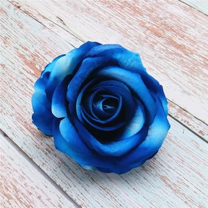 Roses à grosses têtes bon marché de haute qualité Têtes de roses artificielles en velours de 10cm de diamètre pour arrangement floral de mariage - Product Image 6