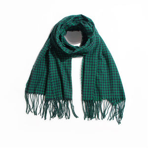 Bufanda de diseño de tantán acrílico tejido unisex para mujer chal y bufanda tradicional - Product Image 5