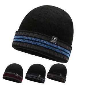 Gorro de Esquí Tejido de Lana con Diseño de Cinco Estrellas, Cálido y Resistente al Viento para Deportes al Aire Libre - Product Image 2