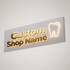 Signalétique commerciale LED personnalisée de haute qualité, panneau de signalisation en lettres rétroéclairées 3D LED pour la décoration et la publicité, directement du fabricant - Product Image 2