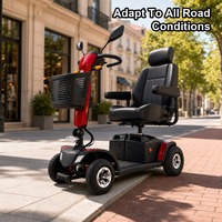 Véhicule électrique compact haute mobilité, batterie lithium 24V, petit rayon de braquage, mouvement flexible pour couloirs et trottoirs, 136 kg