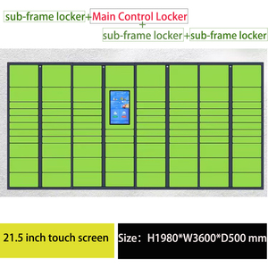 Casier à <span class=keywords><strong>colis</strong></span> extérieur intelligent en acier laminé à froid assemblé, points de dépôt et de récupération à écran tactile, modèle ORPHEUS - Product Image 2