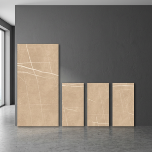 Losas de porcelana brillante Gris Onyx Gris de 800x1600 mm con aspecto de mármol pulido para pisos y paredes. - Product Image 4