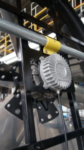 Ventilador de Panel Industrial de 45'' con Motor EC de Alta Eficiencia, 380V, para Almacenes y Montaje en Pared, Ventilador de Enfriamiento de Aire - Product Image 6