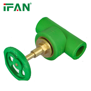 20-32mm đồng thau <span class=keywords><strong>PPR</strong></span> ống nước phù hợp màu xanh lá cây <span class=keywords><strong>PPR</strong></span> dừng van IFAN nhà máy bán hàng trực tiếp ISO 15874 <span class=keywords><strong>PPR</strong></span> van - Product Image 4